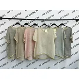Camicia Maglie Donna Autunno Made in Italia Quotidiano Vari Colori Standard — foto 3