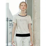 T-Shirt Pantaloni Donna Autunno Made in Italia Quotidiano Vari Colori Standard — foto 1