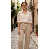 Pantaloni(D) Genere Pantaloni Sportivi Donna Primavera/Estate Made in Italia Quotidiano Vari Colori Standard Monocromo — foto 1