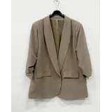 Giacche(D) Genere Giacca Blazer Giacca Donna Primavera Made in Italia Quotidiano Vari Colori Oversize Monocromo — foto 1