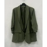Giacche(D) Genere Giacca Blazer Giacca Donna Primavera Made in Italia Quotidiano Vari Colori Oversize Monocromo — foto 4