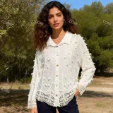 Camicia Fiore di Cotone — foto 3
