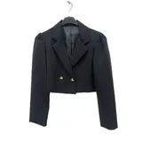 Giacche(D) Genere Giacca Blazer Giacca Donna Primavera Made in Italia Quotidiano Vari Colori Standard Monocromo — foto 5