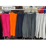 Pantaloni larghi in lino 100% — foto 4
