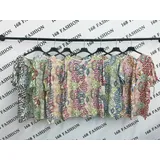 T-Shirt Maglie Donna Primavera/Estate Made in Italia Tempo libero Colore Unico Standard — foto 3