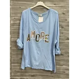 Maglierie&Felpe(D) Genere Felpa Donna Primavera Made in Italia Quotidiano Vari Colori Standard Stampata — foto 3