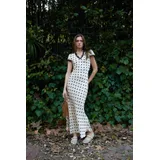 Vestiti Donna Primavera/Estate Made in Italia Tempo libero Colore Unico Standard Pizzo Raso — foto 3