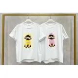 T-Shirt Donna Primavera/Estate Made in Italia Quotidiano Vari Colori Standard — foto 1