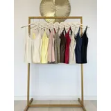 T-Shirt & Top(D) Genere Canottiera Donna Primavera/Estate Made in Italia Quotidiano Colore Unico — foto 1
