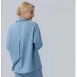 Camicie(D) Genere Camicia Camicia Casual Donna Primavera/Estate Made in Cina Quotidiano Colore Unico Standard Monocromo Tencel — foto 3