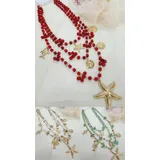 Collana Quattro stagioni Made in Cina Quotidiano Vari Colori — foto 1