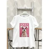 T-Shirt Donna Primavera/Estate Made in Italia Quotidiano Vari Colori Standard Stampata — foto 1