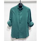 Camicia Casual Uomo Primavera/Estate Made in Cina Quotidiano Vari Colori Standard Bottoni — foto 5