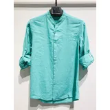 Camicia Casual Uomo Primavera/Estate Made in Cina Quotidiano Vari Colori Standard Bottoni — foto 4