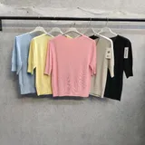 T-Shirt & Top(D) Genere T-Shirt Donna Primavera/Estate Made in Spagna Quotidiano Colore Unico Curvy(taglie forti) — foto 3