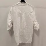 Camicie(D) Genere Camicetta Camicia Casual Donna Estate Made in Italia Quotidiano Colore Unico Standard — foto 4