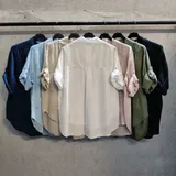 Camicie(D) Genere Camicia Camicia Donna Primavera/Estate Made in Spagna Quotidiano Colore Unico Curvy(taglie forti) — foto 3
