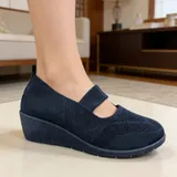 Sneakers basse Donna Primavera Made in Cina Tempo libero Colore Unico Zeppe Tonda — foto 2