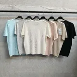 T-Shirt & Top(D) Genere T-Shirt Donna Estate Made in Cina Quotidiano Colore Unico Curvy(taglie forti) — foto 3