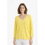 SOLID COLOR MODAL SWEATER WITH V-NECK — foto 1
