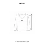 SOLID COLOR MODAL SWEATER WITH V-NECK — foto 4