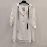 Maglierie&Felpe(D) Genere Donna Estate Made in Italia Tempo libero Vari Colori Curvy(taglie forti) Monocromo — foto 1