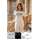 T-Shirt Donna Primavera/Estate Made in Cina Quotidiano Vari Colori Standard Maculata — foto 4