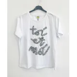 T-Shirt & Top(D) Genere T-Shirt Donna Estate Made in Italia Quotidiano Vari Colori Standard Stampata — foto 5