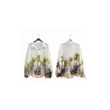 LANDSCAPE PRINT VISCOSE NYLON SHIRT WITH COLLAR AND BUTTONS — foto 3