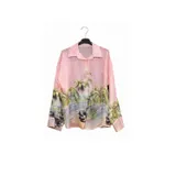LANDSCAPE PRINT VISCOSE NYLON SHIRT WITH COLLAR AND BUTTONS — foto 5