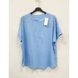 T-Shirt & Top(D) Genere T-Shirt Donna Estate Made in Italia Quotidiano Vari Colori Curvy(taglie forti) Monocromo — foto 1