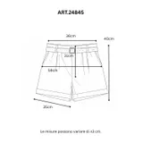 PLAID COTTON BLEND SHORTS WITH BELT — foto 4