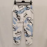 Pantaloni(D) Genere Pantaloni Sportivi Donna Estate Made in Italia Quotidiano Colore Unico Standard Stampata — foto 3