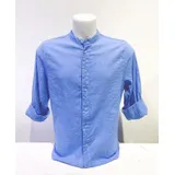 Camicia Uomo Primavera/Estate Made in Italia Quotidiano Vari Colori Standard Bottoni — foto 1