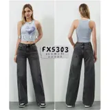 Jeans(D) Genere Jeans Larghi Donna Quattro stagioni Made in Cina Tempo libero Colore Unico Standard — foto 1