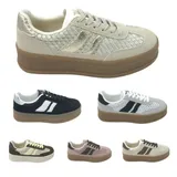 Sneakers(D) Genere Sneakers basse Donna Quattro stagioni Tempo libero Vari Colori Plateau Anteriore Tonda — foto 1
