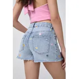 Jeans(D) Genere Jeans Corto Donna Primavera/Estate Made in Cina Tempo libero Colore Unico Standard — foto 4