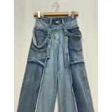 Jeans(D) Genere Jeans Larghi Donna Quattro stagioni Made in Cina Tempo libero Colore Unico Standard Monocromo — foto 4