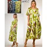 Vestiti Genere Donna Estate Made in Italia Tempo libero Colore Unico Curvy(taglie forti) Stampata — foto 1