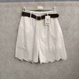 Pantaloni(D) Genere Pantaloni Shorts Donna Estate Made in Spagna Quotidiano Colore Unico Curvy(taglie forti) — foto 1