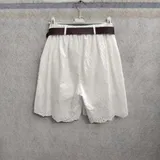 Pantaloni(D) Genere Pantaloni Shorts Donna Estate Made in Spagna Quotidiano Colore Unico Curvy(taglie forti) — foto 3