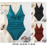 Moda mare(D) Genere Costumi Interi Donna Estate Made in Cina Quotidiano Vari Colori Standard — foto 3
