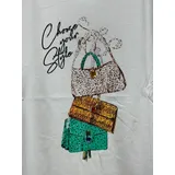 T-Shirt & Top(D) Genere T-Shirt Donna Primavera/Estate Made in Cina Quotidiano Vari Colori Standard Stampata — foto 5