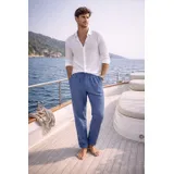 Pantaloni Uomo Primavera/Estate Made in Italia Quotidiano Vari Colori Standard — foto 4