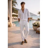 Pantaloni Uomo Primavera/Estate Made in Italia Quotidiano Vari Colori Standard — foto 6