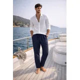 Pantaloni Uomo Primavera/Estate Made in Italia Quotidiano Vari Colori Standard — foto 9