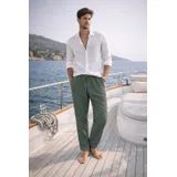 Pantaloni Uomo Primavera/Estate Made in Italia Quotidiano Vari Colori Standard — foto 5