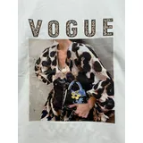 T-Shirt & Top(D) Genere T-Shirt Donna Primavera/Estate Made in Cina Quotidiano Colore Unico Standard — foto 4