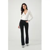 Jeans(D) Genere Jeans Bootcut Donna Quattro stagioni Made in Cina Tempo libero Colore Unico Petite — foto 4