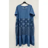 Vestiti Genere Vestiti Donna Estate Made in Italia Quotidiano Colore Unico Oversize Multicolore Jeans — foto 3